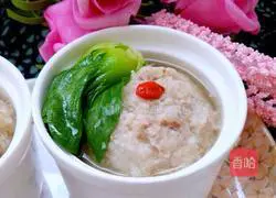 Illustration of stewed lion head 17