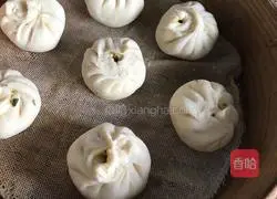 Illustration of how to make stuffed buns with lotus root and pickled cabbage 18