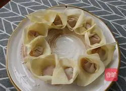 Illustration of how to make shrimp wontons 10