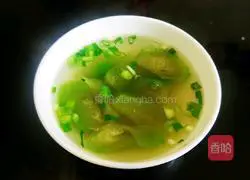 Chicken Soup Luffa Recipe Illustration 17