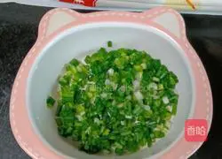 Illustration of how to make tomato and egg breakfast pancakes 2