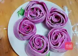 Illustration of how to make rose dumplings 4