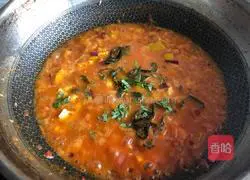 Illustration of how to make shrimp and tomato pasta 7