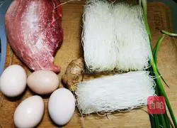 Illustration of how to make rice noodles 1