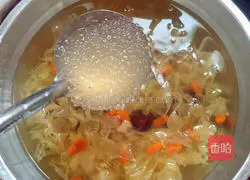 Tremella sago soup recipe 8
