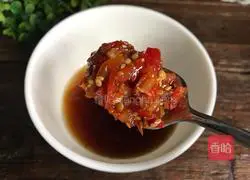 Garlic chili sauce mixed with dried fragrant seeds (less oil Illustration of how to do it (weight loss version) 7