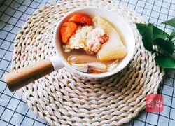 Illustration of how to make shrimp and corn tonic soup 17