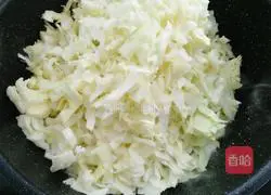 Illustration of making fungus and cabbage pancakes 9