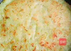 Illustration of how to make fried fruit radish cake 10