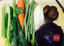 Colorful braised noodles illustration 1