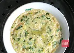 Illustration of how to make egg custard with vegetables and eggs 3