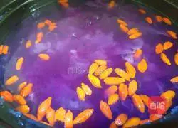 Illustration of how to make purple sweet potato and white fungus soup 8