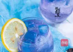 Illustration of how to make a beautiful butterfly pea flower drink 7