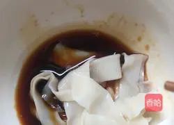 Dumpling skin oily noodles Illustration of how to do it 9