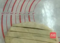 Illustration of how to make bean paste bread rolls 7