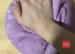 Illustration of how to make purple sweet potato and rose steamed buns 13