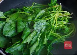Spinach, tofu and vermicelli soup recipe 2