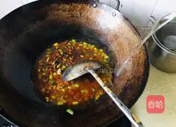 Illustration of how to make braised noodles 8