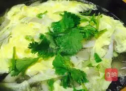 Oyster Mushroom and Egg Soup Illustration of how to do it 9