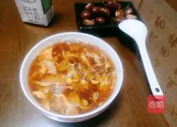 Brown Sugar Illustration of how to make egg tea 1