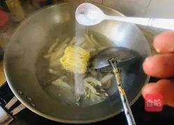 Illustration of how to make haggis and bamboo noodles 3