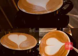 Latte art coffee making illustration 6