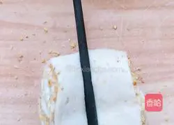 Illustration of making sweet bean flour rolls 11