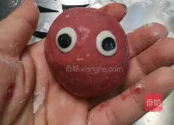 Illustration of how to make Angry Birds Bean Paste Buns 9