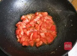 Illustration of how to make tomato, mushroom and tofu soup 2