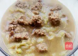 Illustration of how to make mutton meatball soup 8
