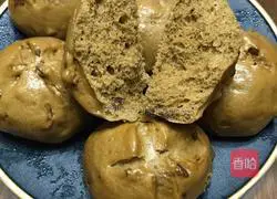 Brown sugar blossom steamed buns Illustration of how to do it 18