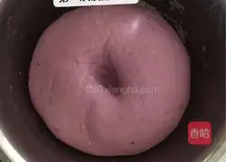 Illustration of how to make purple sweet potato buns 3