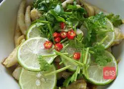 小fresh Illustration of how to make lemon chicken feet 7