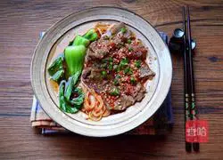 Illustration of how to make spicy beef noodles 11