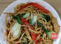 Illustration of home-style fried noodles 9