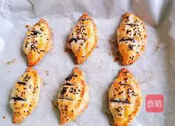 Illustration of how to make open bean paste cake 10