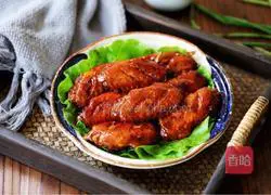 Illustration of how to make garlic honey chicken wings 11