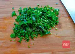 Illustration of how to make chive egg pancake 2