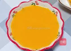 Apple, carrot and millet paste Illustration of practice 10