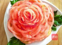 Illustration of how to make white sugar tomatoes 10