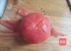 Illustration of how to make tomato and egg dumplings 3