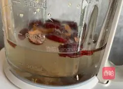 Illustration of how to make red date and red rice paste 7