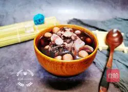 Black Rice Lotus Seed Lily Soup Recipe Illustration 8