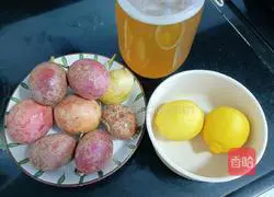 Lemon Passion Fruit Honey Water Recipe Illustration 1