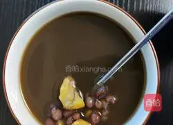Illustration of how to make chestnut and red bean syrup 6