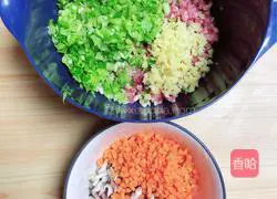 Illustration of how to make crispy meat spring rolls (flying cake version) 5