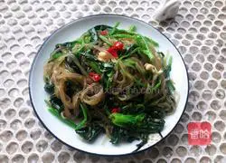 Cold Spinach Vermicelli Recipe Illustration 13