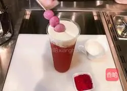 Illustration of how to make Suisui Ping An Red Raspberry Tea 6