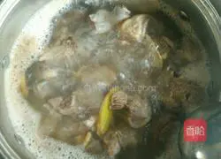 Illustration of how to make mutton stew soup 3
