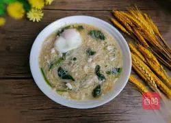 Illustration of how to make Poached Egg Dragon Beard Noodles 7